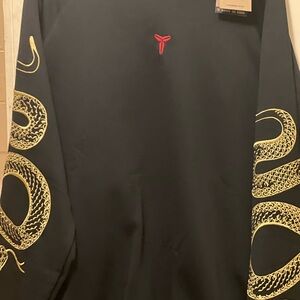 Nike Black Sweatshirt with Gold Snake Design